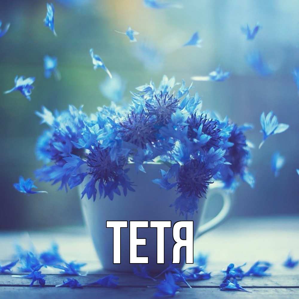 Открытка  с именем. Тетя, Главная  