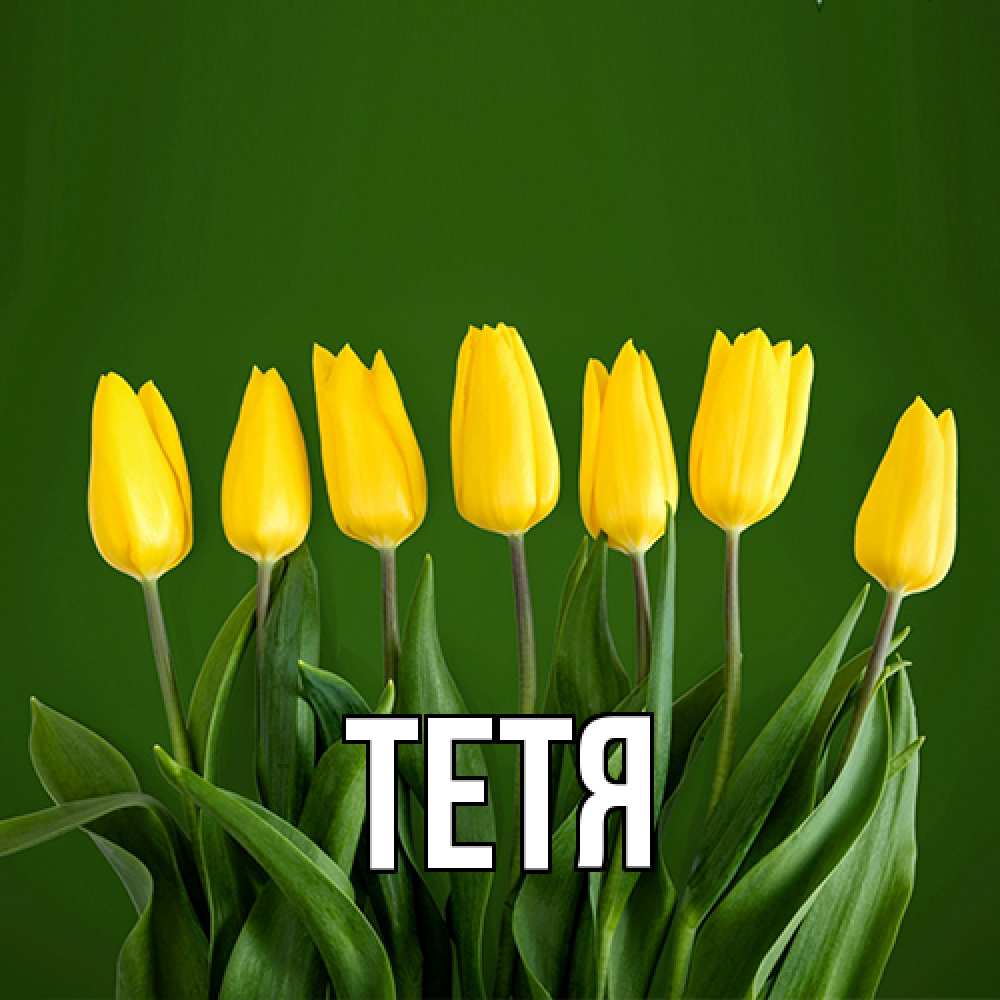Открытка  с именем. Тетя, Главная  