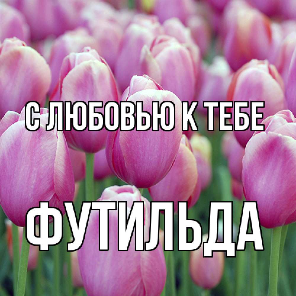 Открытка  с именем. Футильда, С любовью к тебе  