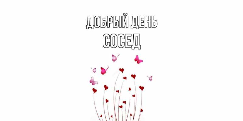 Картинка Добрый день, Сосед
