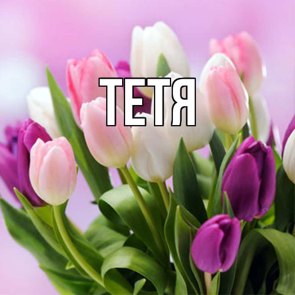 Открытка  с именем. Тетя, Главная  