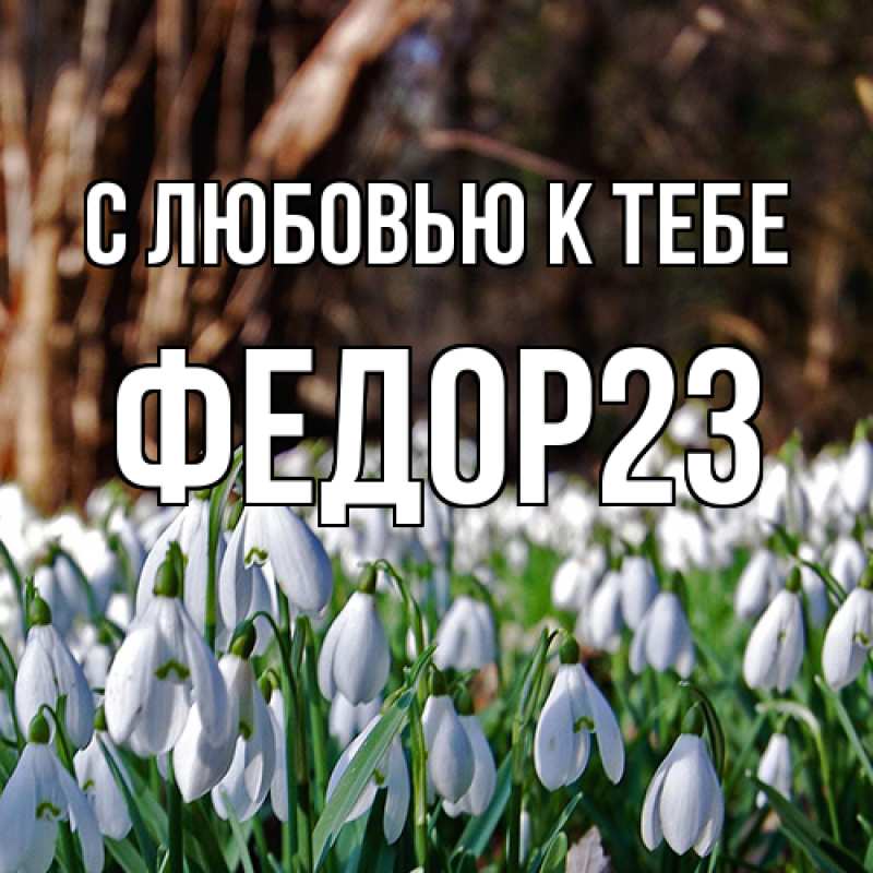 Картинка С любовью к тебе, Федор23