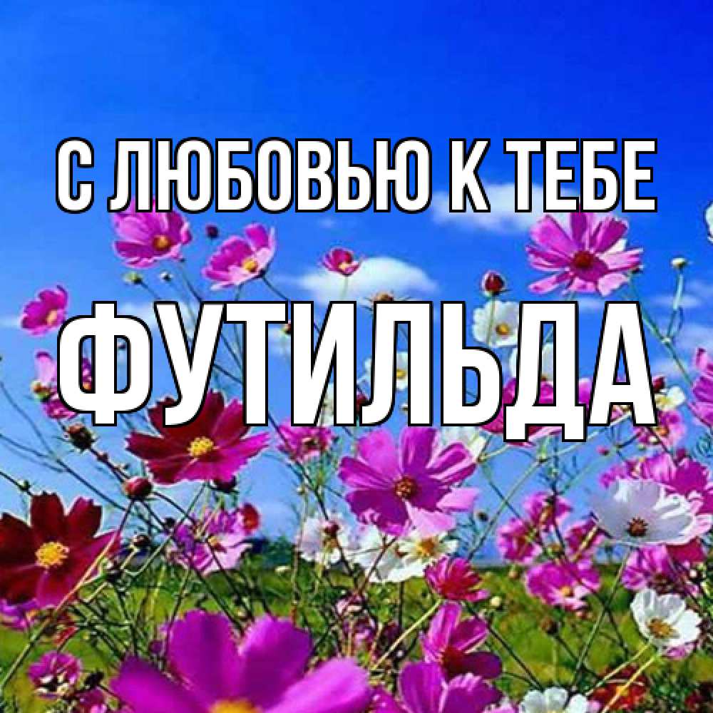 Открытка  с именем. Футильда, С любовью к тебе  