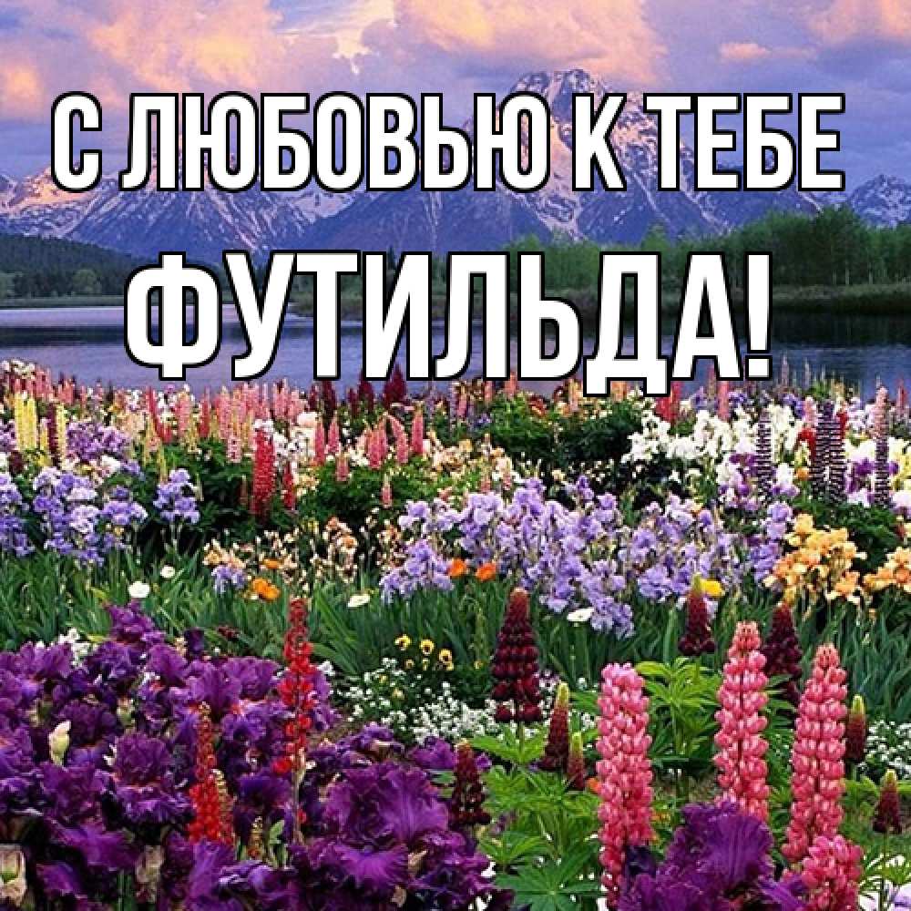 Открытка  с именем. Футильда, С любовью к тебе  