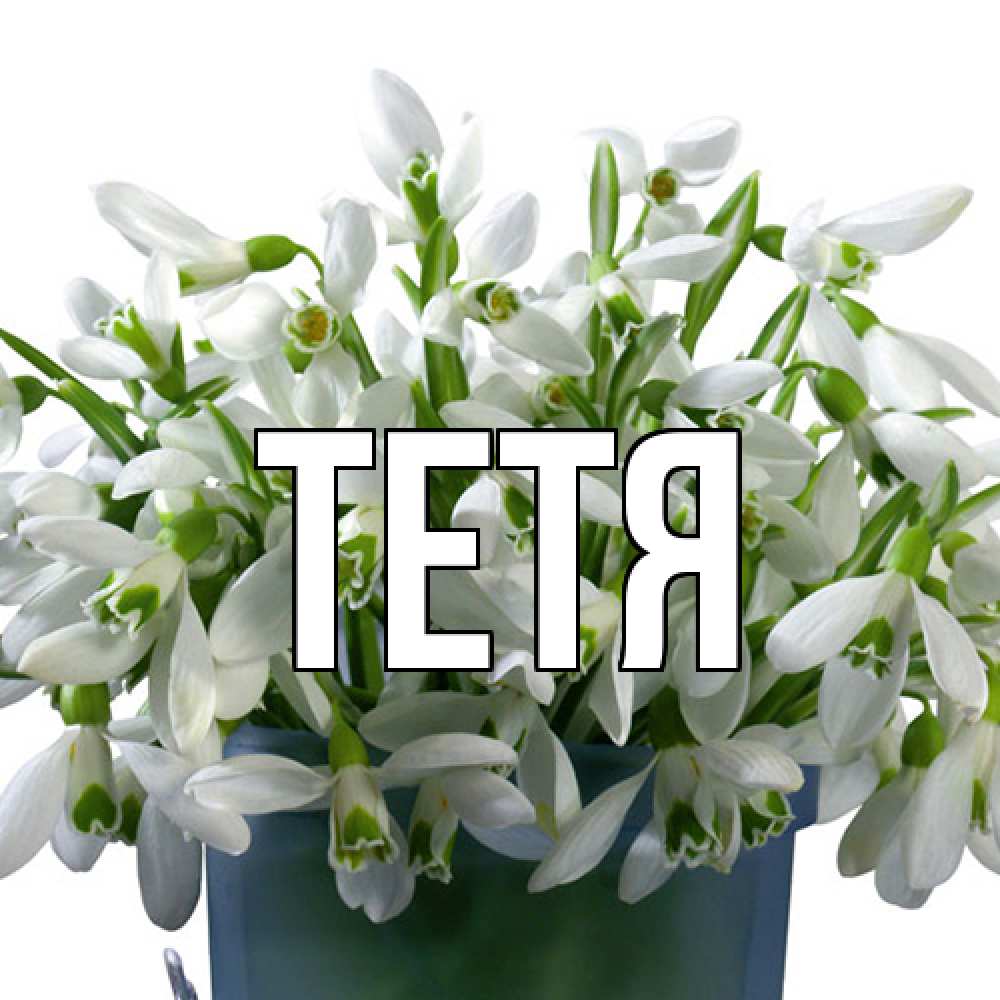 Открытка  с именем. Тетя, Главная  