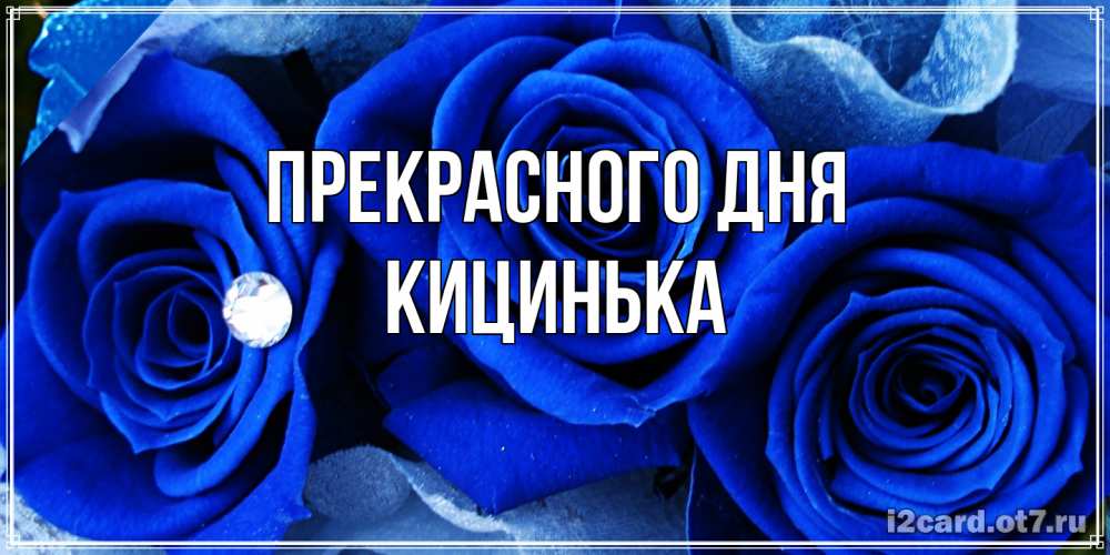 Открытка  с именем. Кицинька, Прекрасного дня  