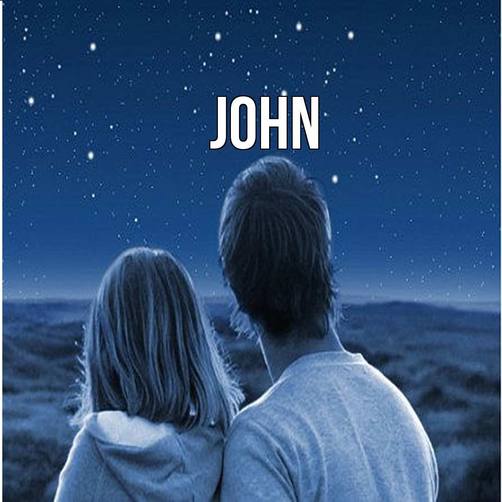 Открытка  с именем. John, Главная  