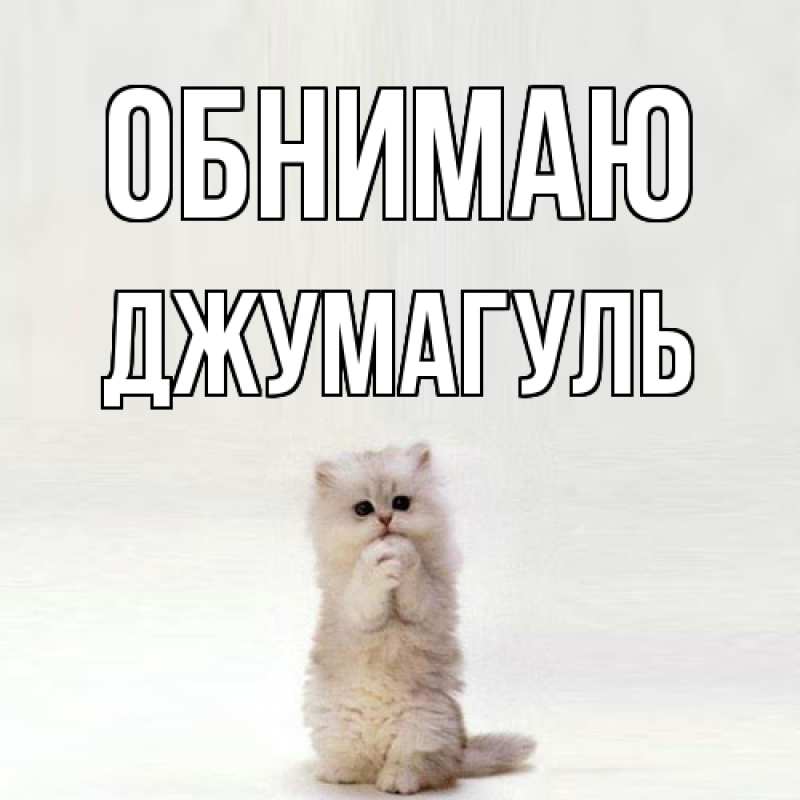 Картинка Обнимаю, Джумагуль