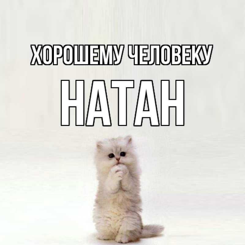 Картинка Хорошему человеку, Натан