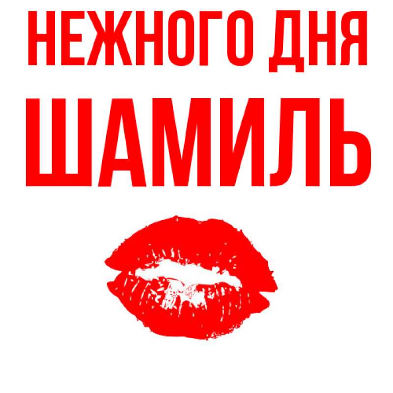 Картинка Нежного дня, Шамиль