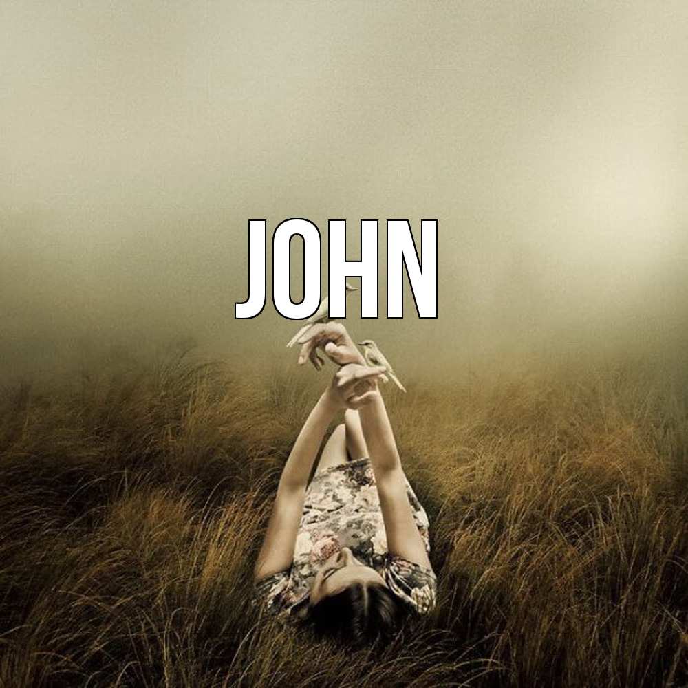 Открытка  с именем. John, Главная  