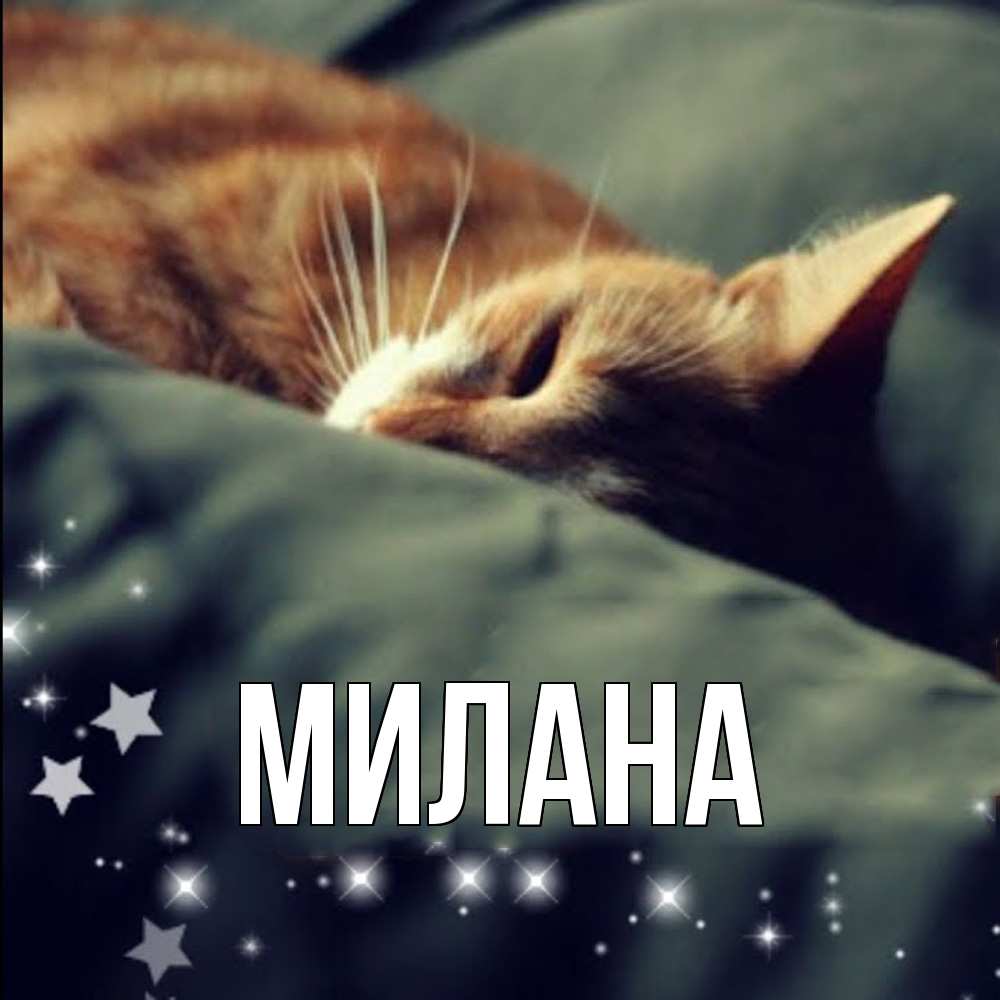 Открытка  с именем. Милана, Главная  