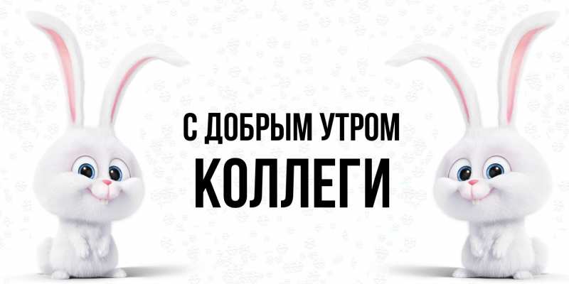 Картинка С добрым утром, коллеги