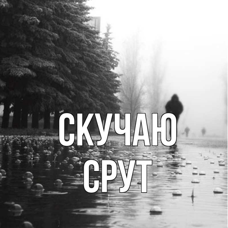 Картинка Скучаю, срут