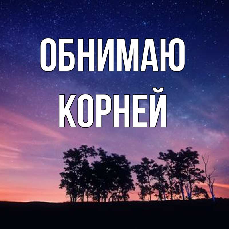 Картинка Обнимаю, Корней