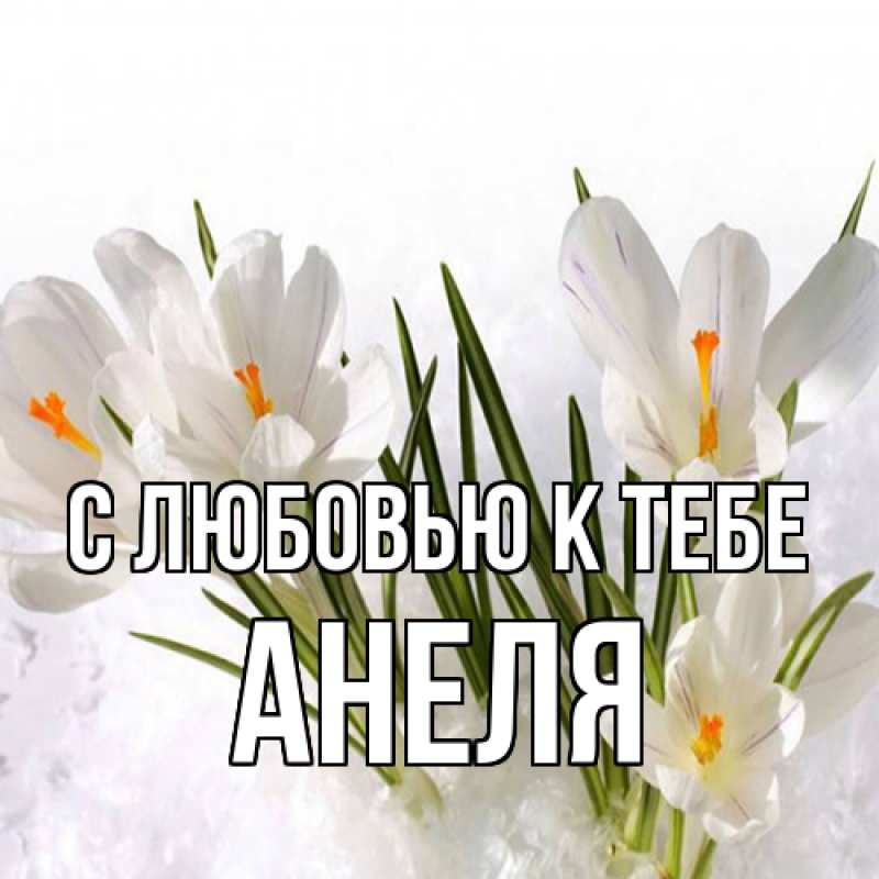 Картинка С любовью к тебе, Анеля
