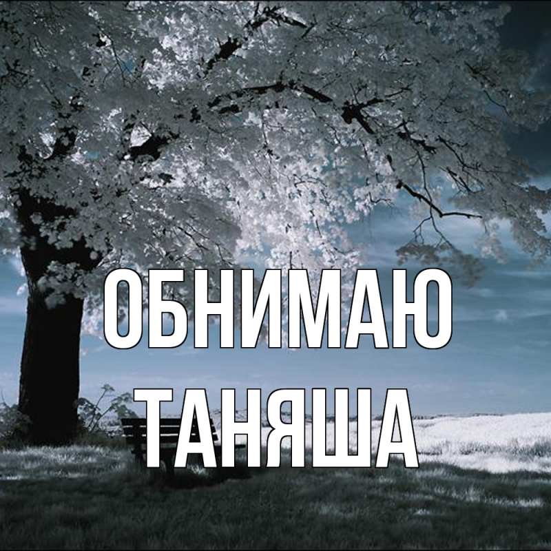 Картинка Обнимаю, таняша