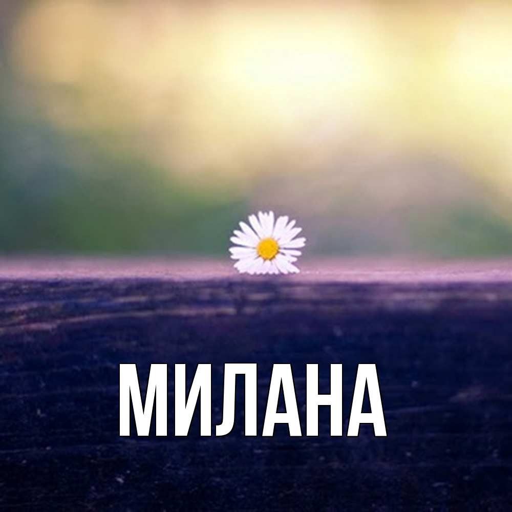 Открытка  с именем. Милана, Главная  