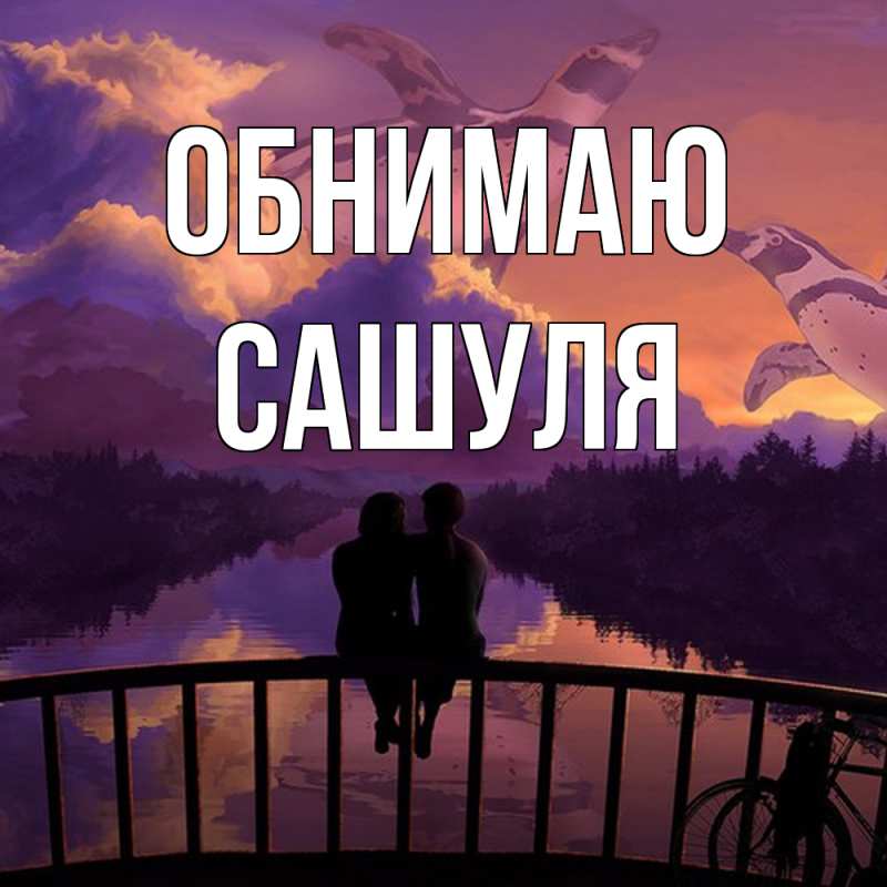 Картинка Обнимаю, Сашуля