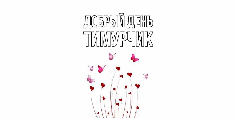 Картинка Добрый день, Тимурчик