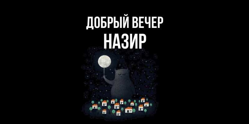 Картинка Добрый вечер, Назир