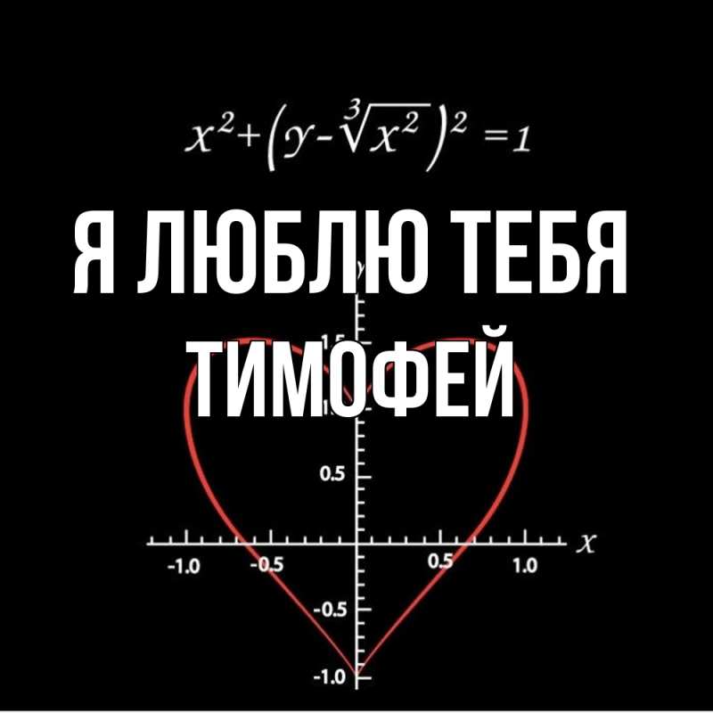 Картинка Я люблю тебя, Тимофей