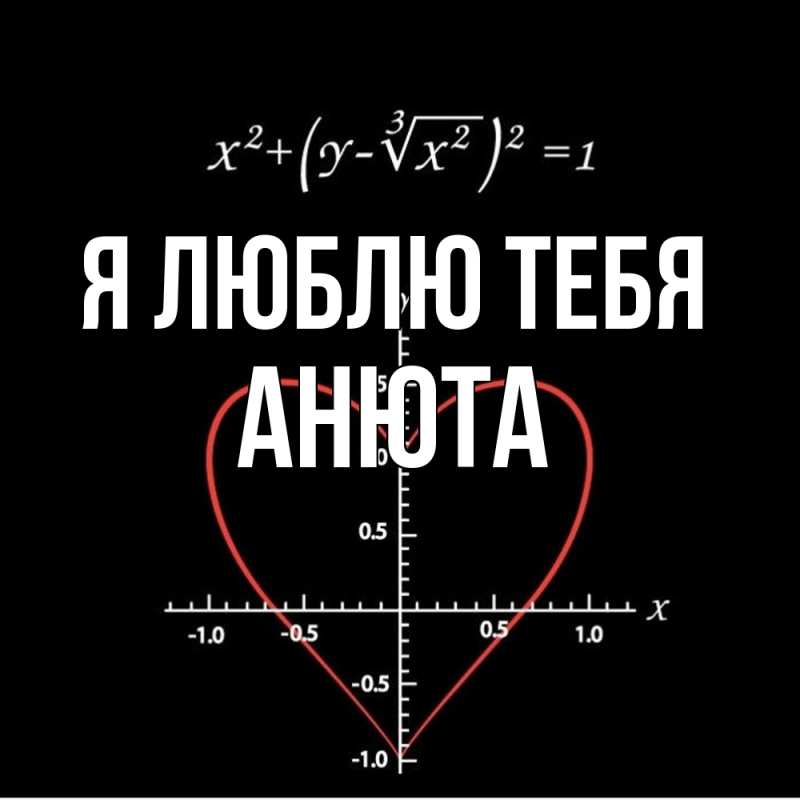 Картинка Я люблю тебя, Анюта