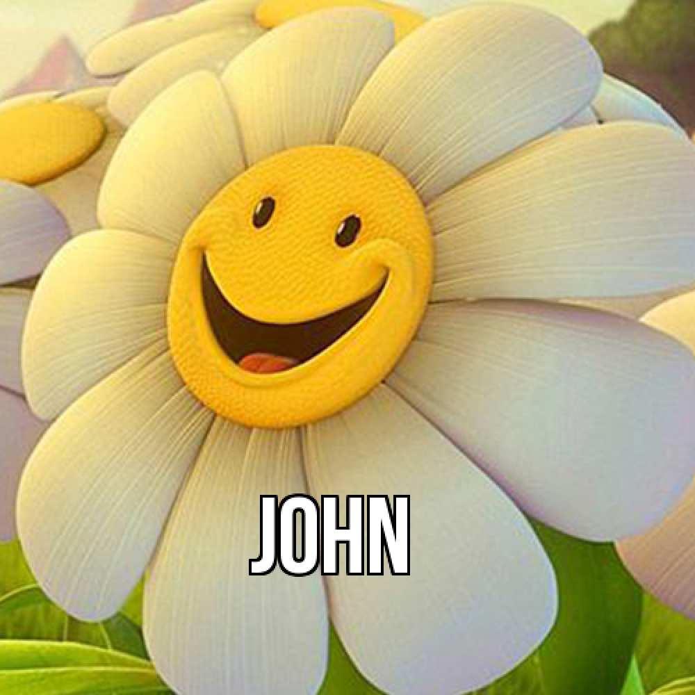 Открытка  с именем. John, Главная  