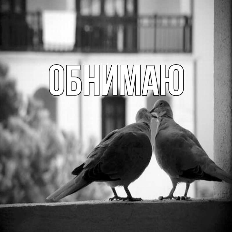 Картинка Обнимаю, 