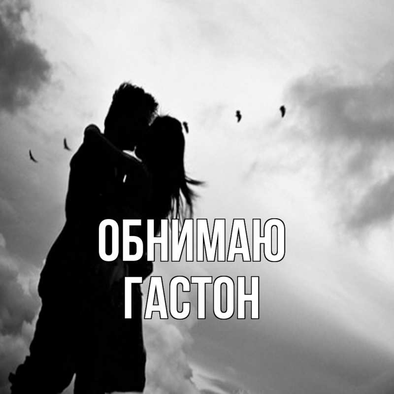 Картинка Обнимаю, Гастон