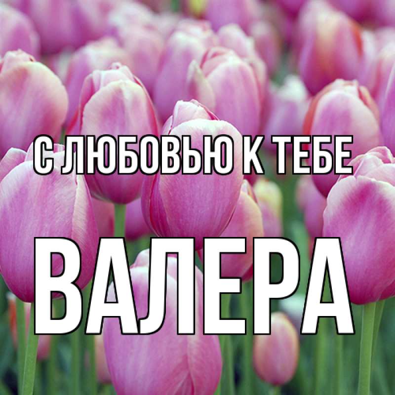 Картинка С любовью к тебе, Валера