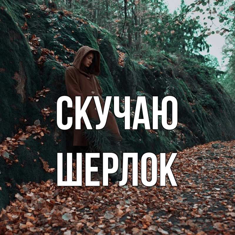 Картинка Скучаю, Шерлок