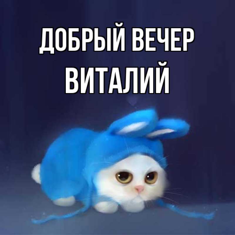 Картинка Добрый вечер, Виталий