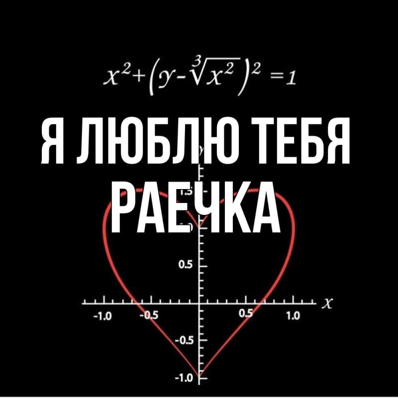 Открытка с именем, Раечка, Я люблю тебя