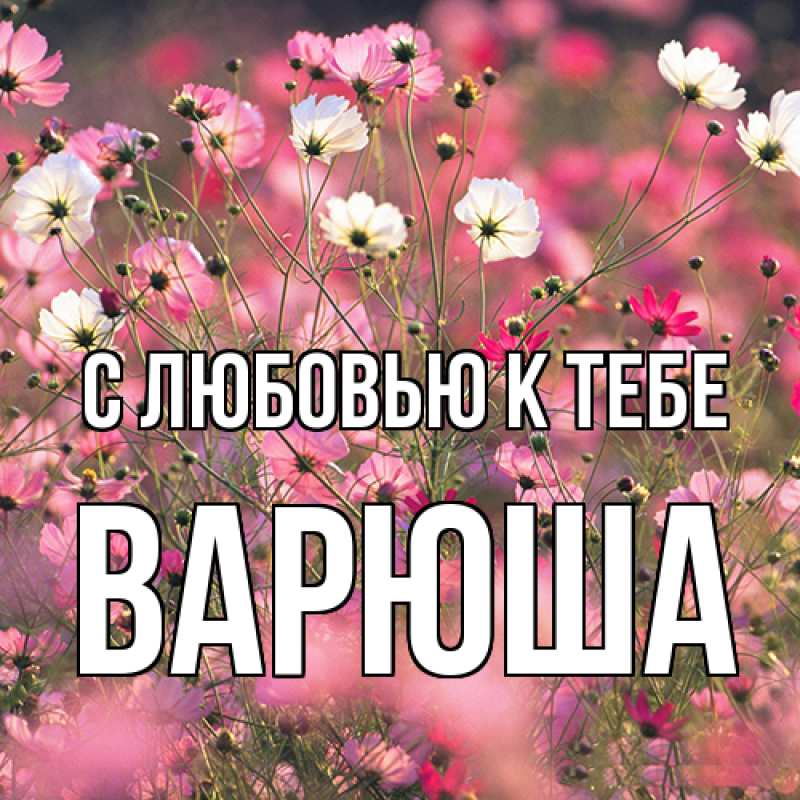 Картинка С любовью к тебе, Варюша