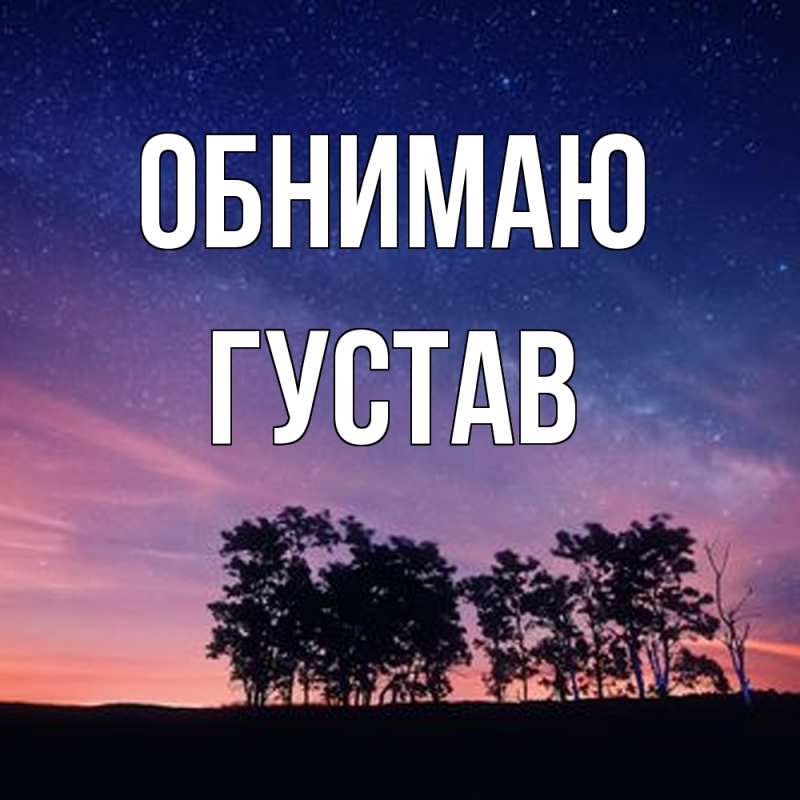 Картинка Обнимаю, Густав