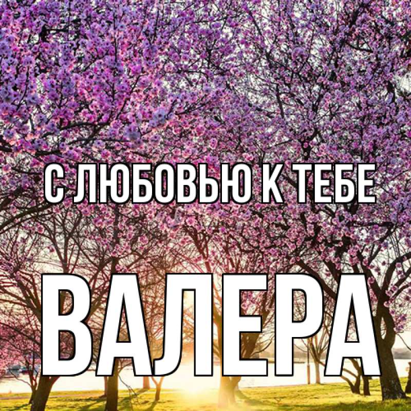 Картинка С любовью к тебе, Валера