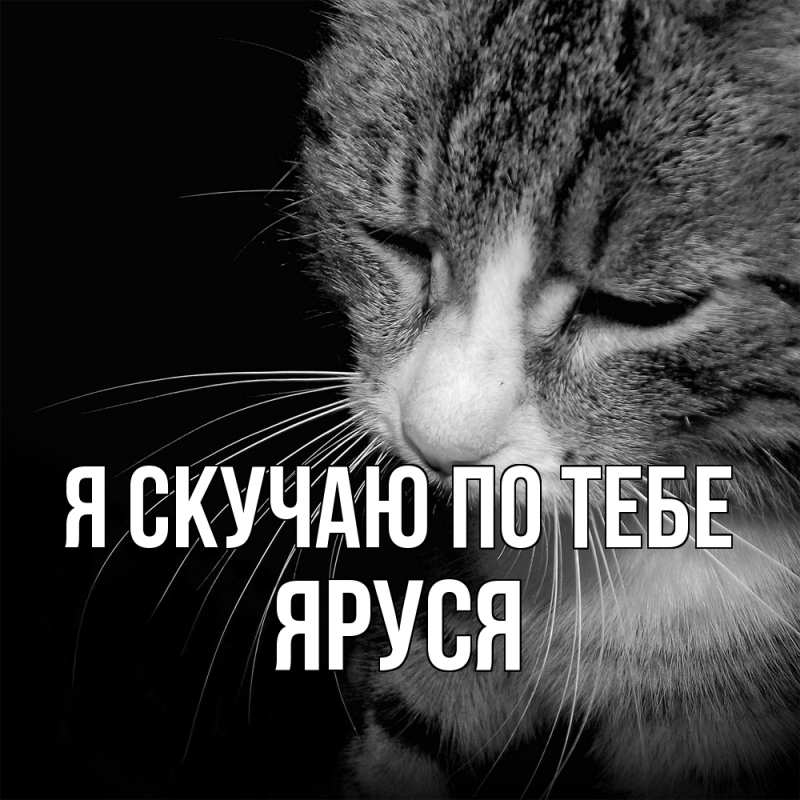 Картинка Я скучаю по тебе, Яруся