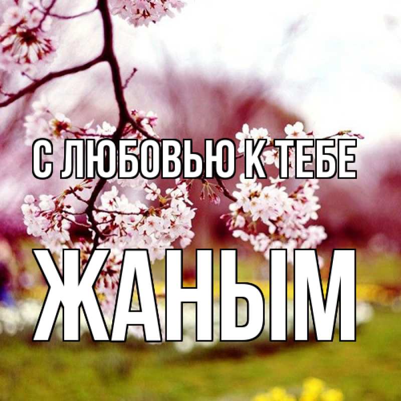 Картинка С любовью к тебе, Жаным
