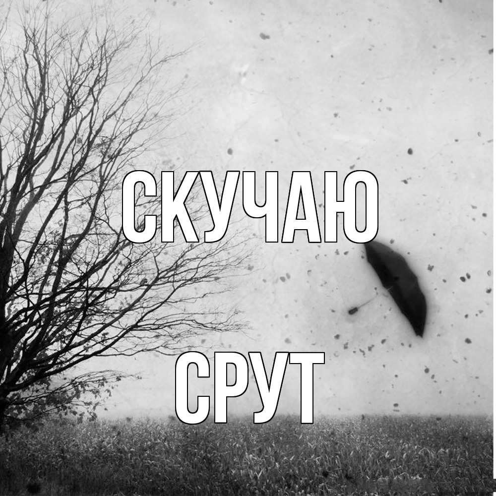 Открытка  с именем. срут, Скучаю  