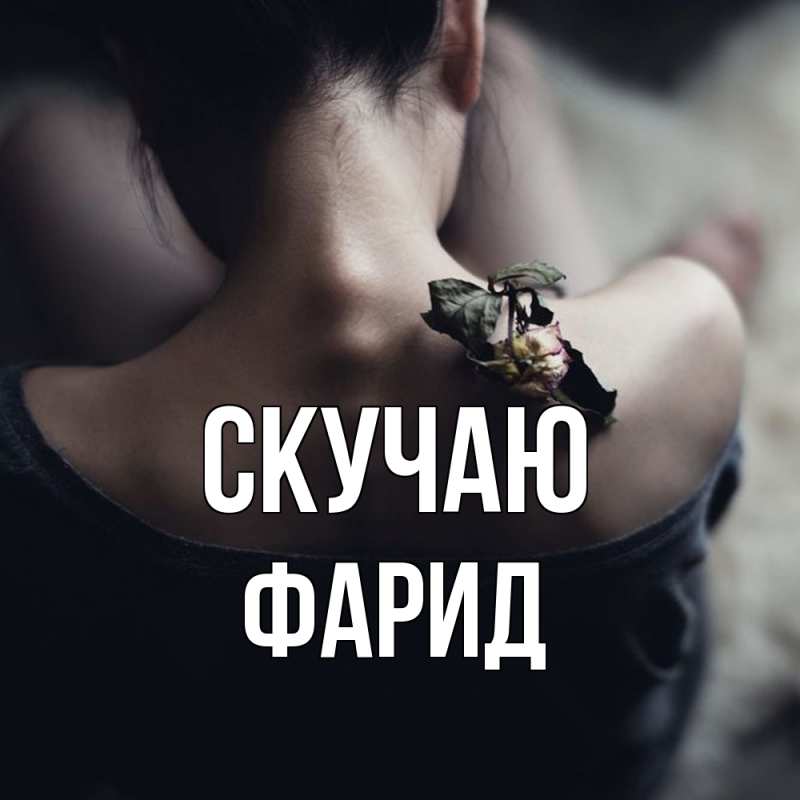 Картинка Скучаю, Фарид