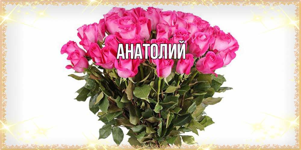 Открытка  с именем. Анатолий, Главная  