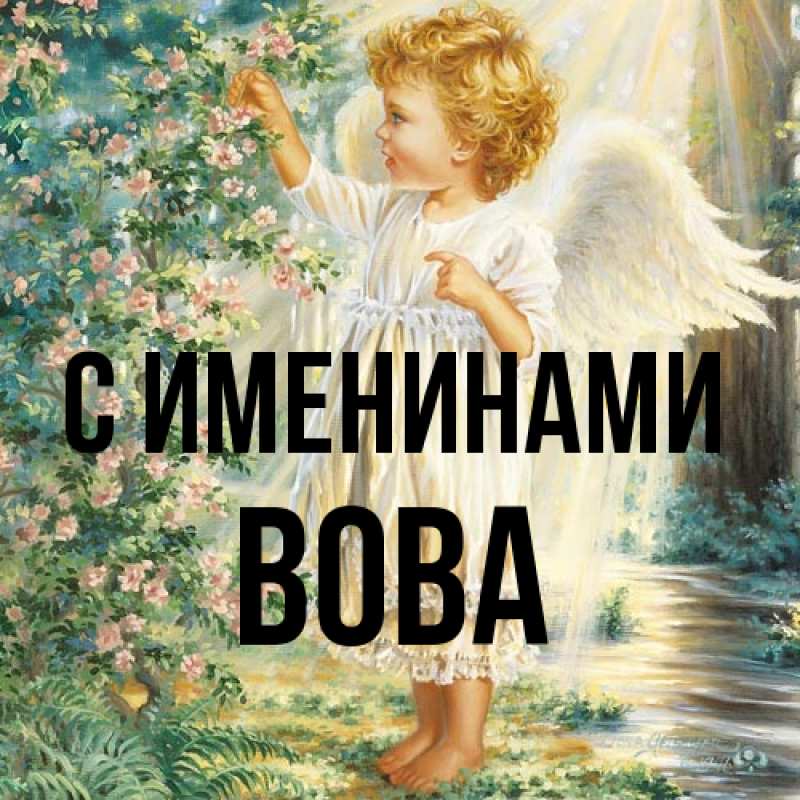 Картинка С именинами, Вова