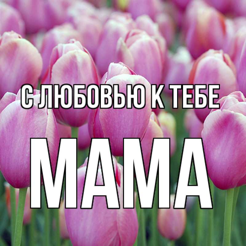 Картинка С любовью к тебе, Мама