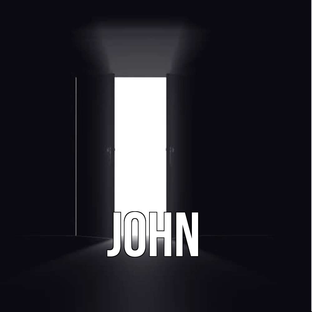 Открытка  с именем. John, Главная  