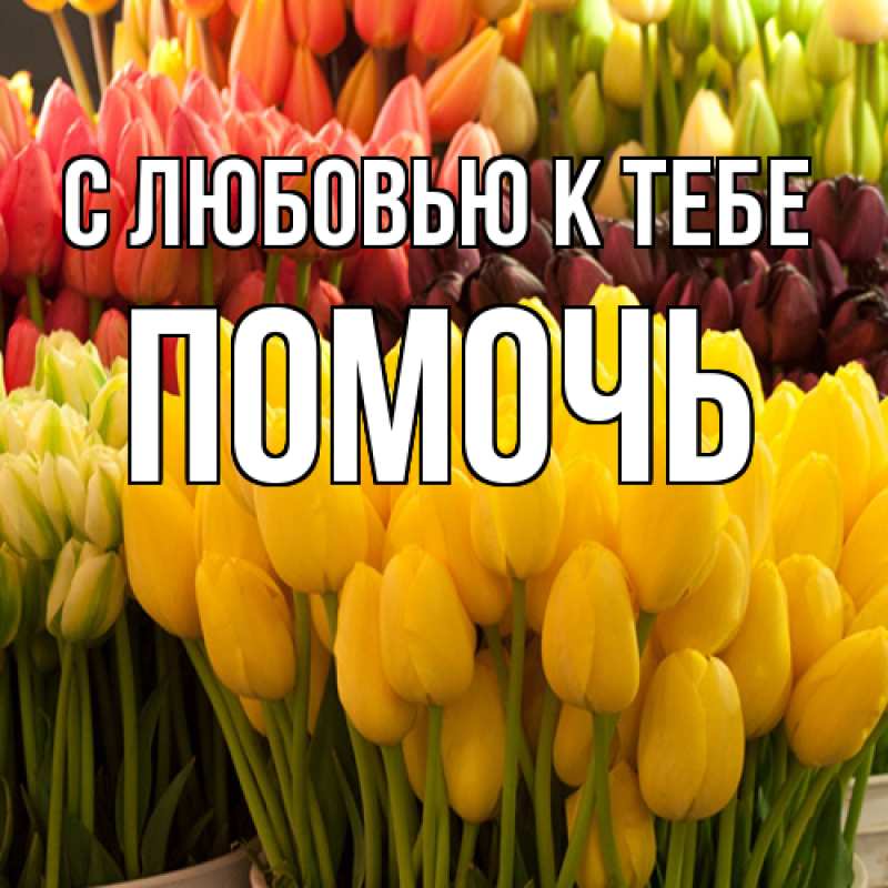 Картинка С любовью к тебе, Помочь