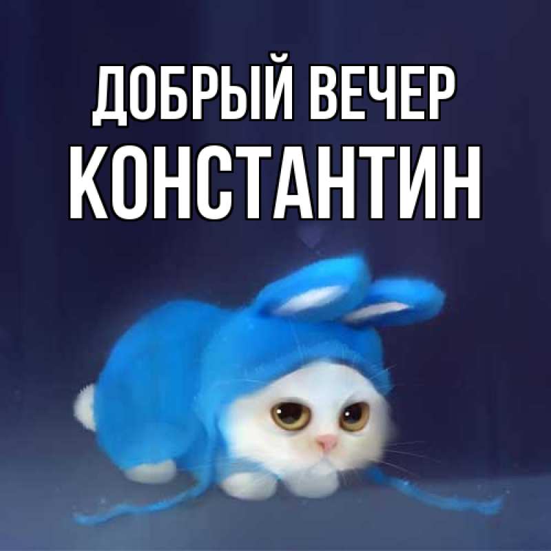 Картинка Добрый вечер, Константин