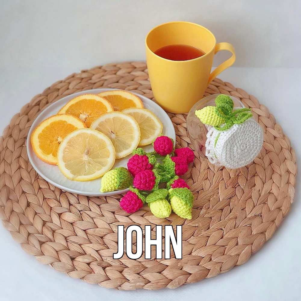 Открытка  с именем. John, Главная  