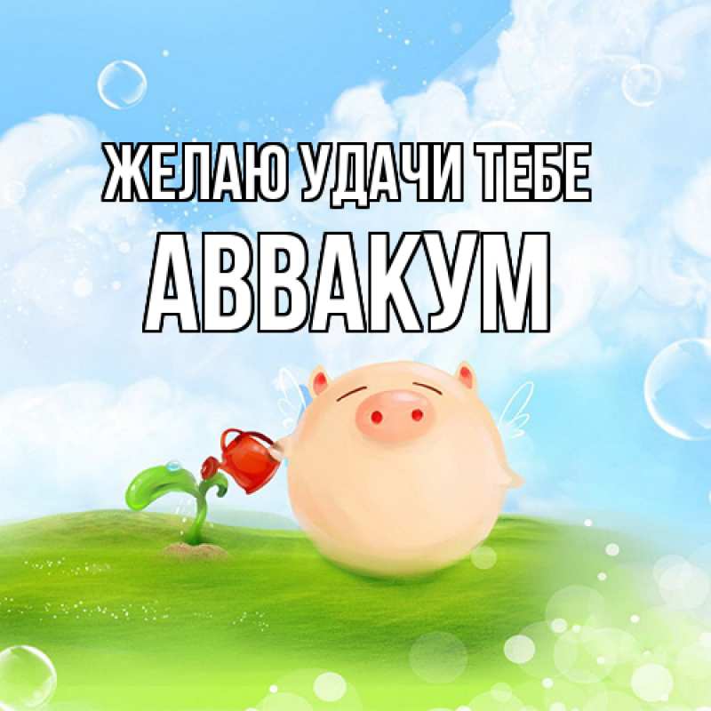 Картинка Желаю удачи тебе, Аввакум