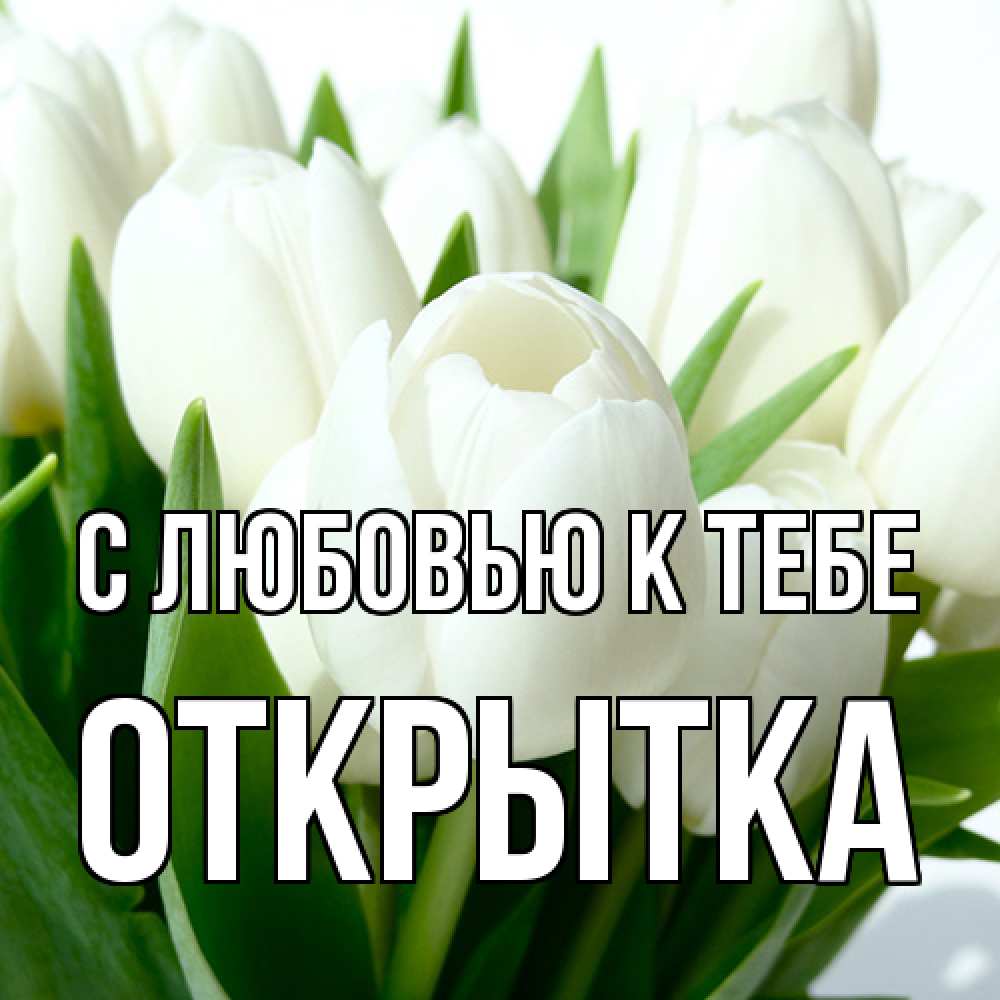 Открытка  с именем. открытка, С любовью к тебе  